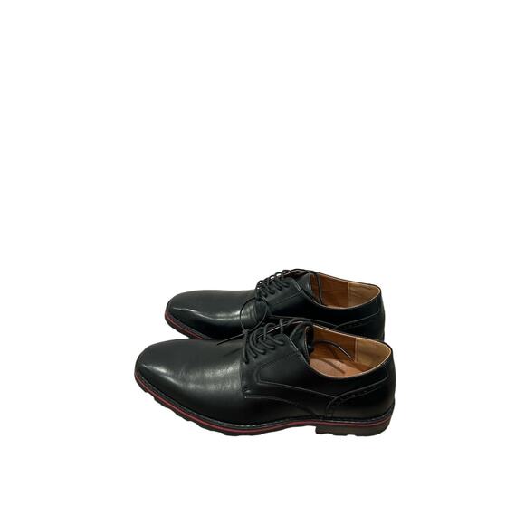 Nine West Men’s Black Leather Dress Shoes Size 10 New - Picture 4 of 5